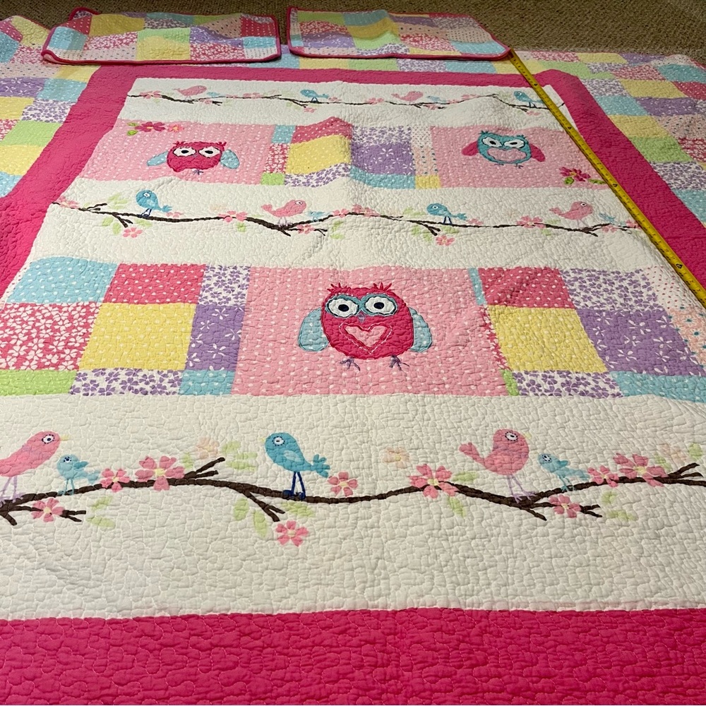 Quilt 7’3” x 6’10 With two pillow shams